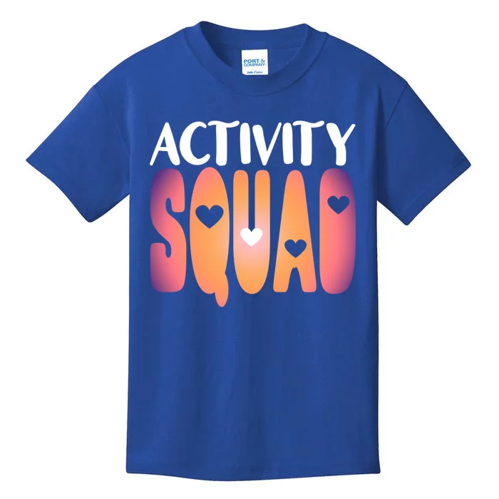 Activity Squad Activity Director Activity Assistant Gift Kids T-Shirt