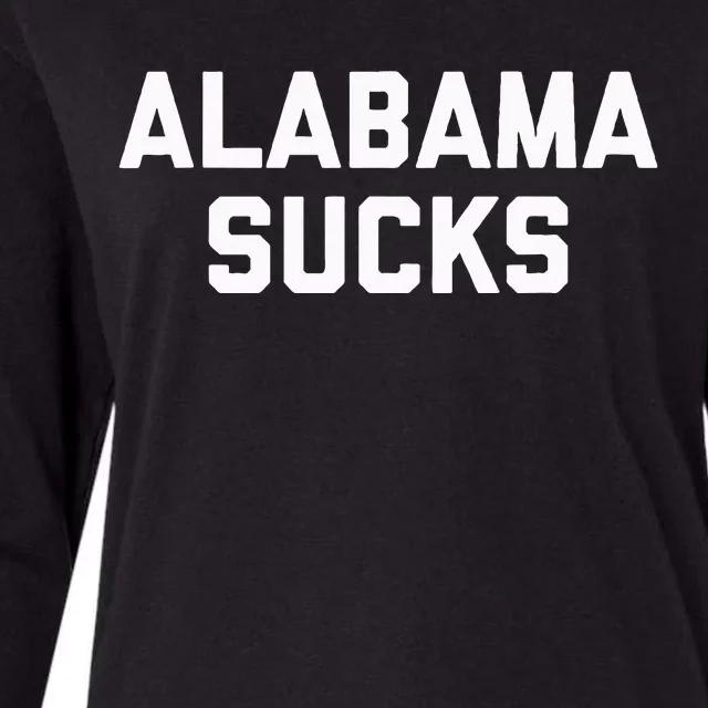 Alabama Sucks Womens Cotton Relaxed Long Sleeve T-Shirt