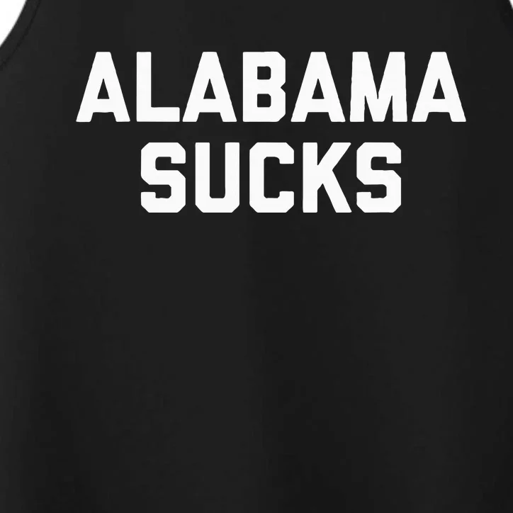 Alabama Sucks Performance Tank