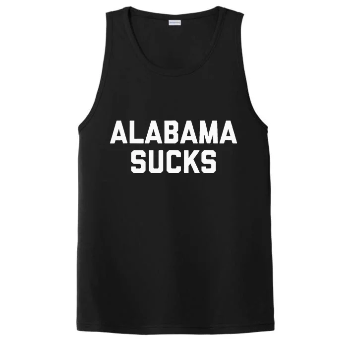 Alabama Sucks Performance Tank