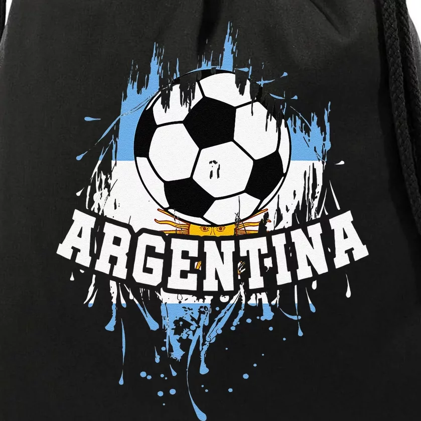 argentina Soccer argentinian Football argentine Futbol Drawstring Bag