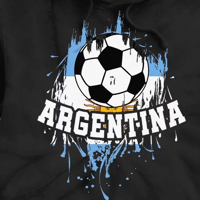 argentina Soccer argentinian Football argentine Futbol Tie Dye Hoodie