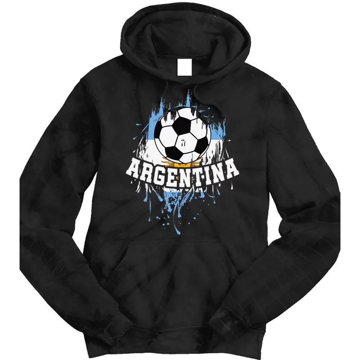 argentina Soccer argentinian Football argentine Futbol Tie Dye Hoodie