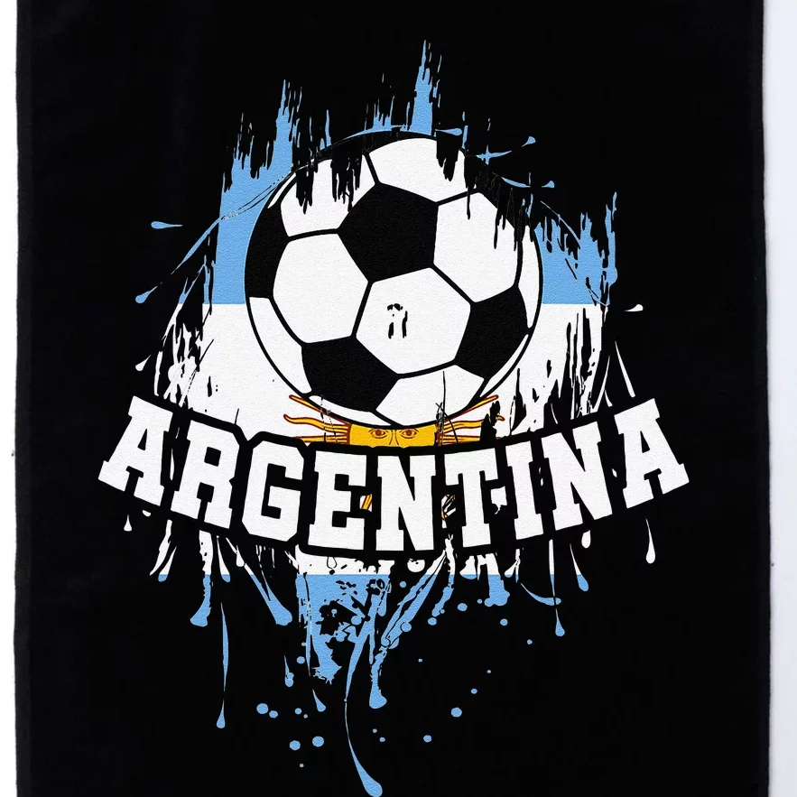 argentina Soccer argentinian Football argentine Futbol Platinum Collection Golf Towel