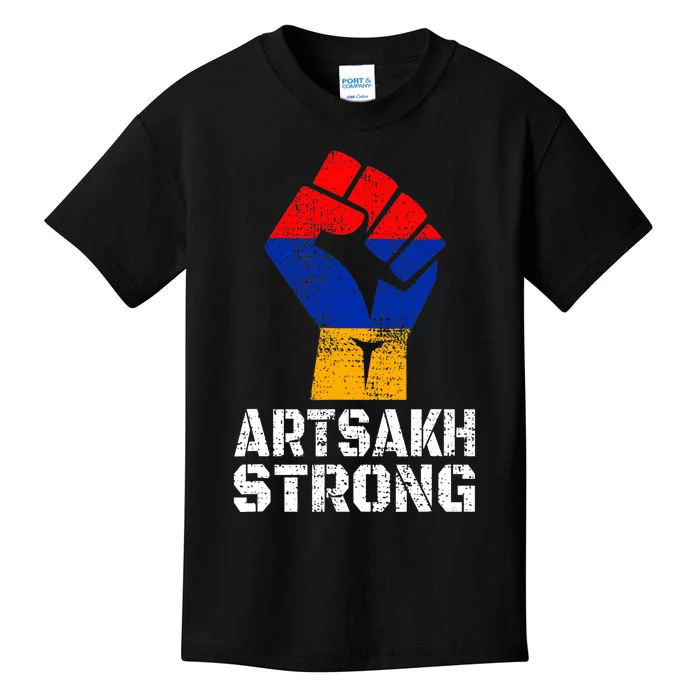 Artsakh Strong Artsakh Is Armenia Flag Armenia Kids T-Shirt