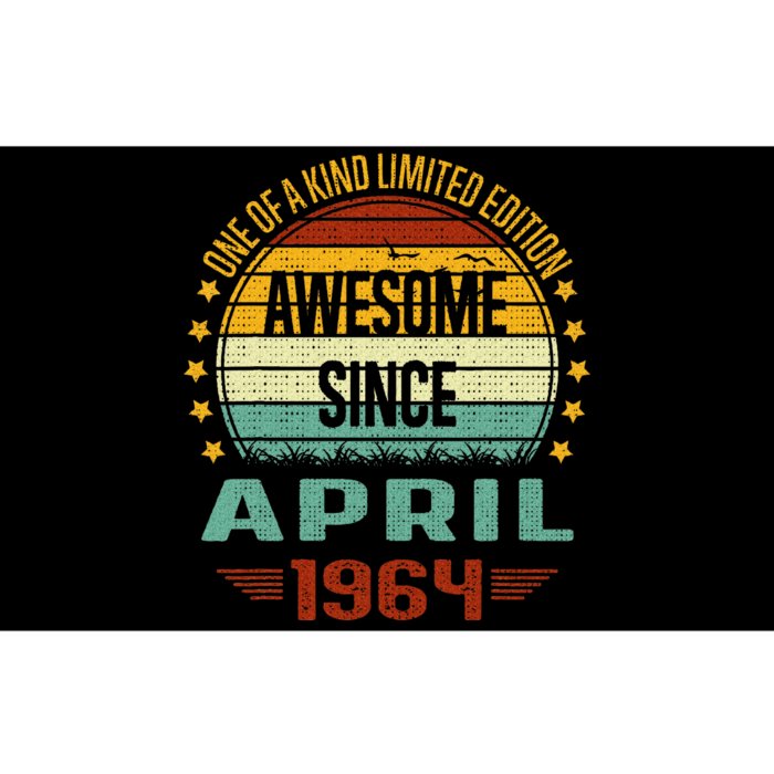 Awesome Since April 1964 Limited Edition 60th Birthday Bumper Sticker