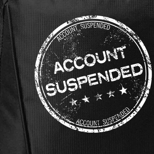 Account Suspended City Backpack