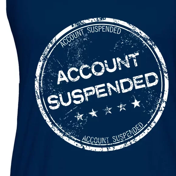 Account Suspended Ladies Essential Flowy Tank