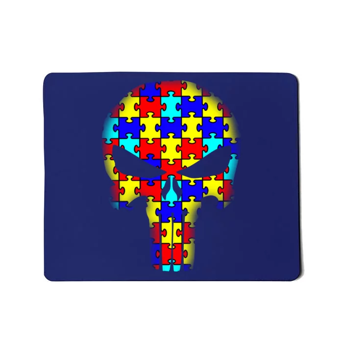 Autism Skull Mousepad