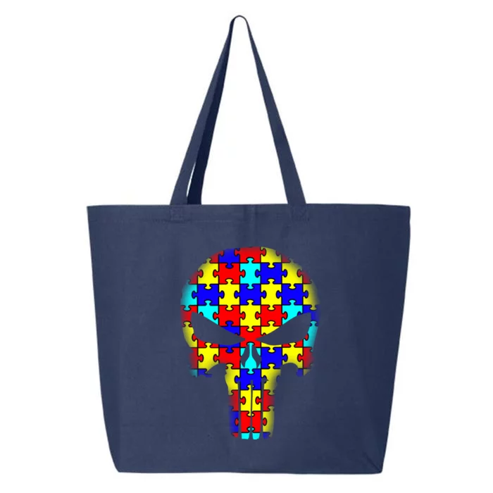 Autism Skull 25L Jumbo Tote