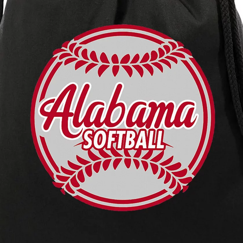 Alabama Softball = Drawstring Bag