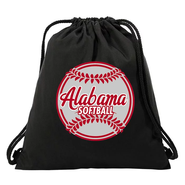 Alabama Softball = Drawstring Bag