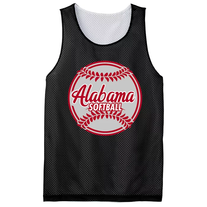 Alabama Softball = Mesh Reversible Basketball Jersey Tank