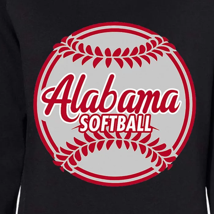 Alabama Softball = Womens California Wash Sweatshirt