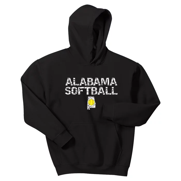 Alabama Softball Kids Hoodie