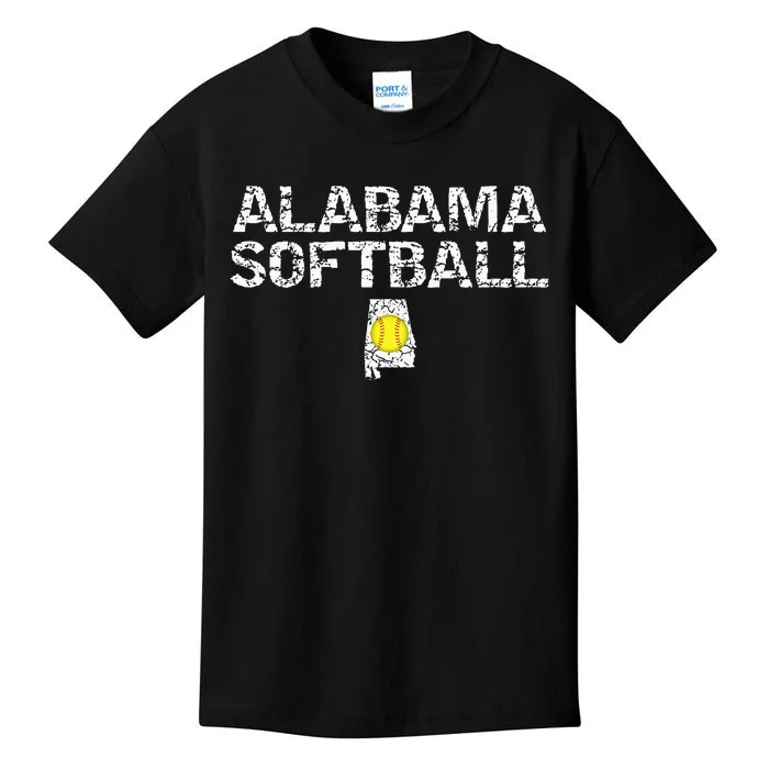 Alabama Softball Kids T-Shirt