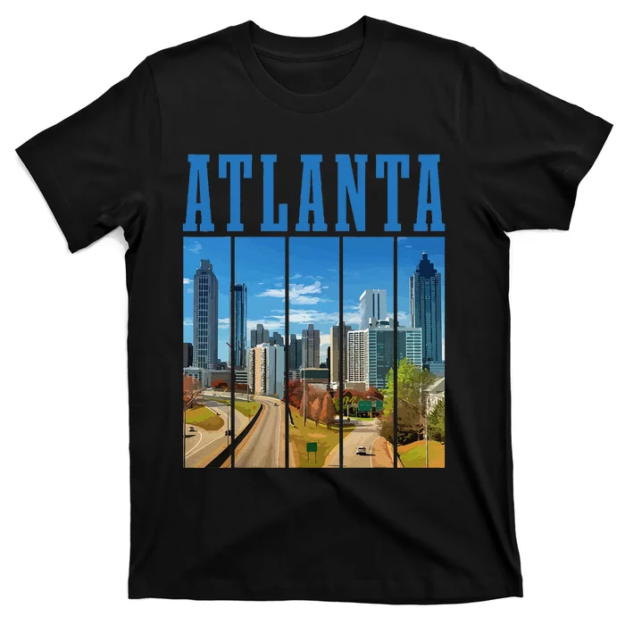 Atlanta Skyline ATL Georgia Vintage Pride T-Shirt