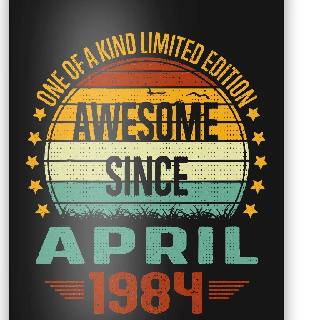 Awesome Since April 1984 Limited Edition 40th Birthday Poster