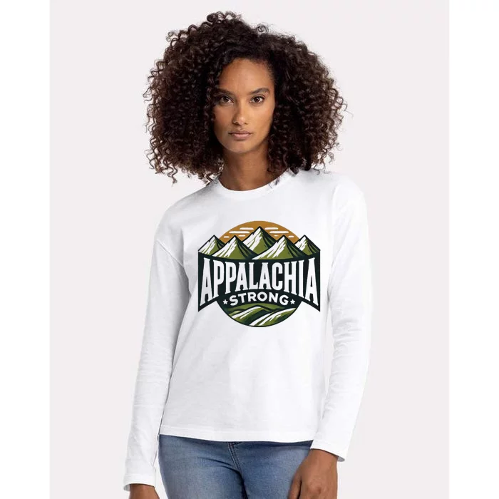 Appalachia Strong Womens Cotton Relaxed Long Sleeve T-Shirt