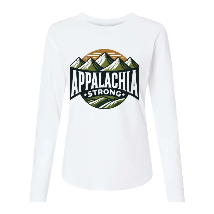 Appalachia Strong Womens Cotton Relaxed Long Sleeve T-Shirt