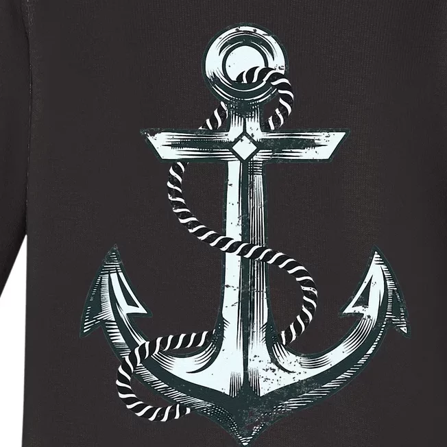 Anchor Sailing Baby Long Sleeve Bodysuit