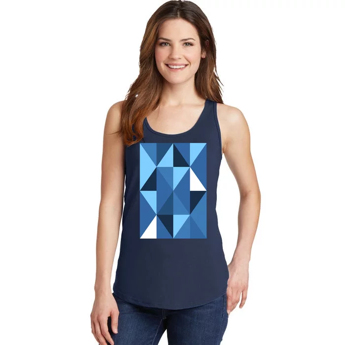 Abstract Shape Ladies Essential Tank