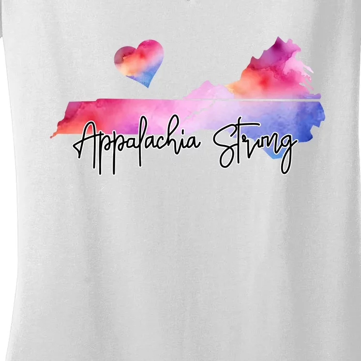 Appalachia Strong Women's V-Neck T-Shirt