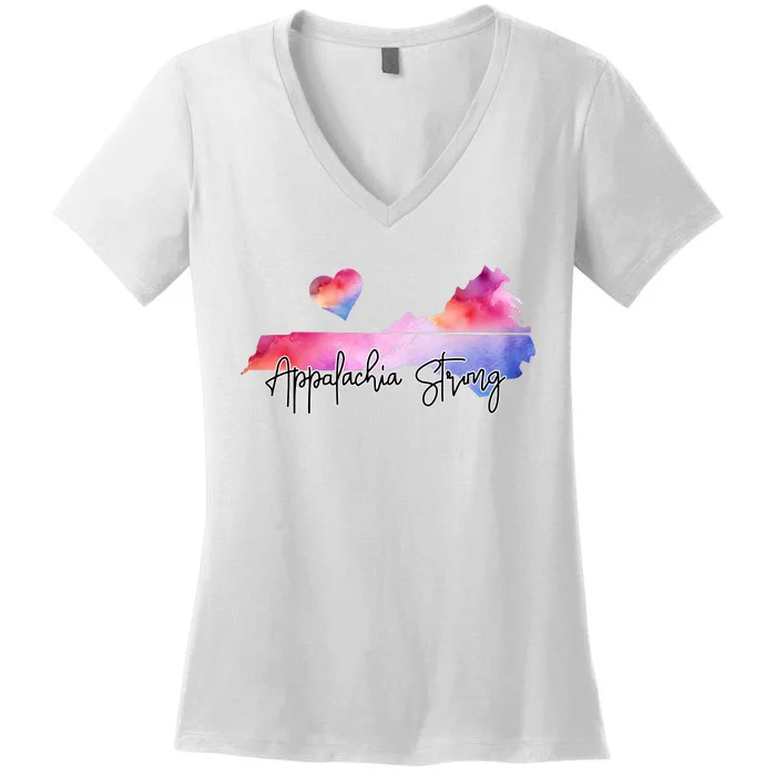 Appalachia Strong Women's V-Neck T-Shirt