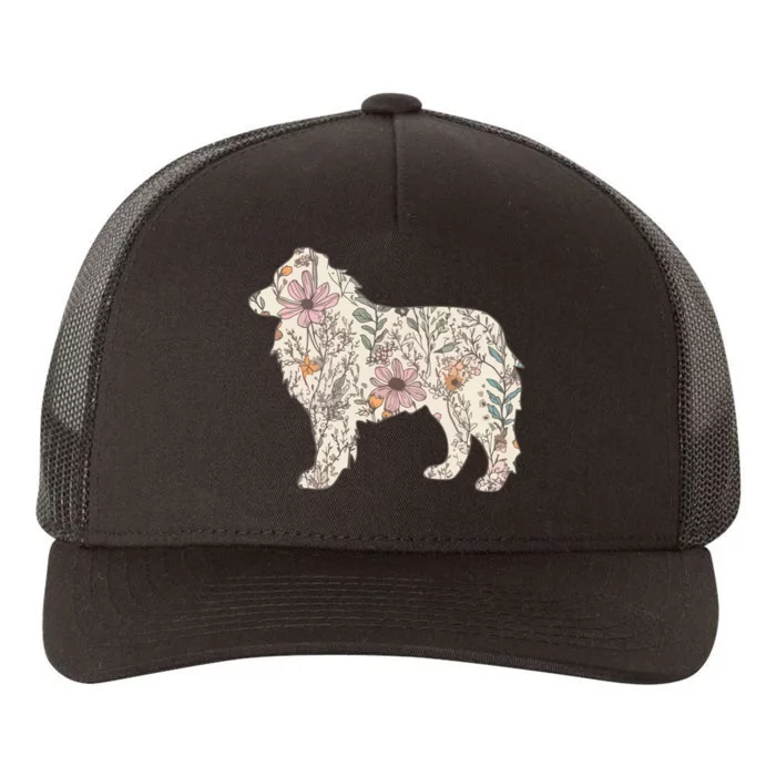 Australian Shepherd Aussie Dog Mom Yupoong Adult 5-Panel Trucker Hat