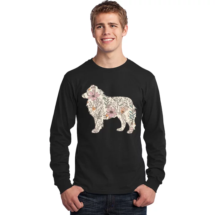 Australian Shepherd Aussie Dog Mom Long Sleeve Shirt