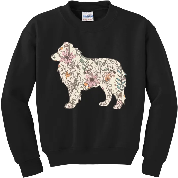 Australian Shepherd Aussie Dog Mom Kids Sweatshirt