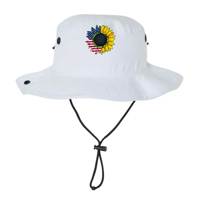 American Sunflower American Flag 4th Of July Legacy Cool Fit Booney Bucket Hat