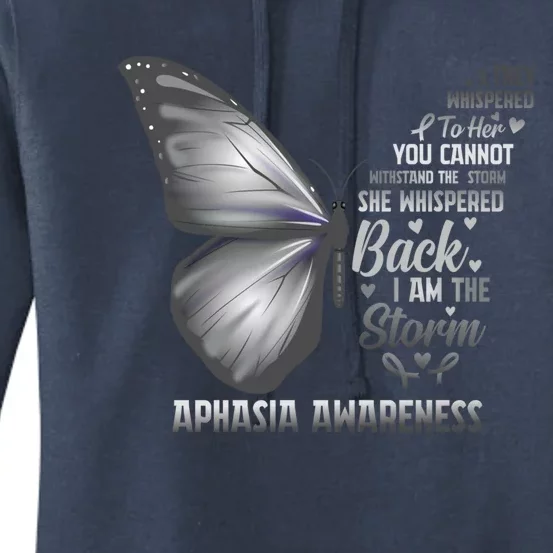 Aphasia Support Awareness Print Gift Women's Pullover Hoodie