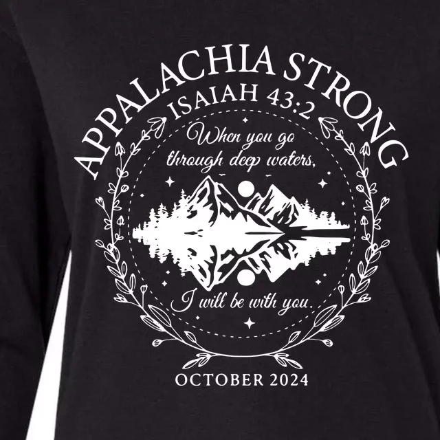 Appalachia Strong Womens Cotton Relaxed Long Sleeve T-Shirt