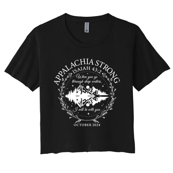 Appalachia Strong Women's Crop Top Tee