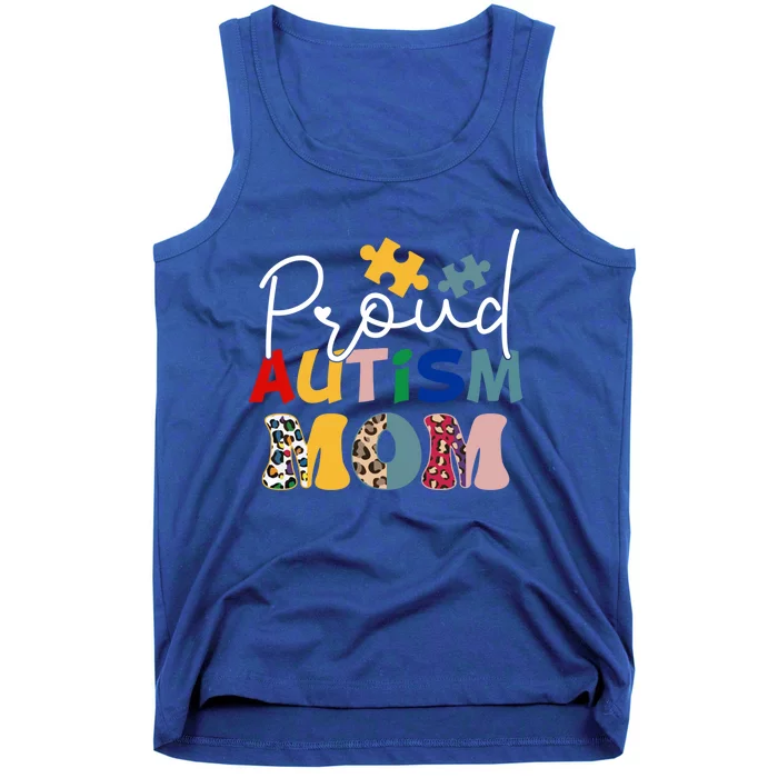 Autism Superpower Autism Mom Awareness Day Gift Tank Top