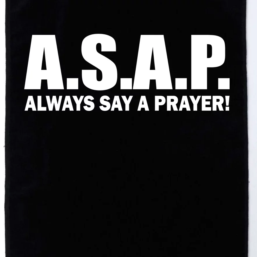 ASAP Always Say A Prayer Platinum Collection Golf Towel