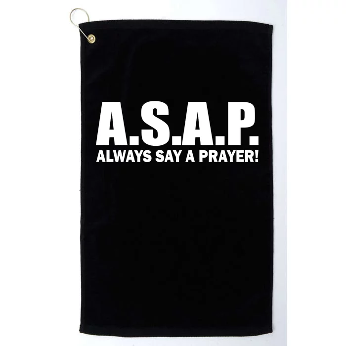 ASAP Always Say A Prayer Platinum Collection Golf Towel