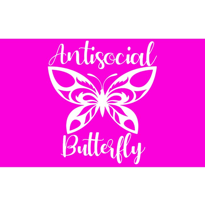 Anti Social Butterfly Bumper Sticker