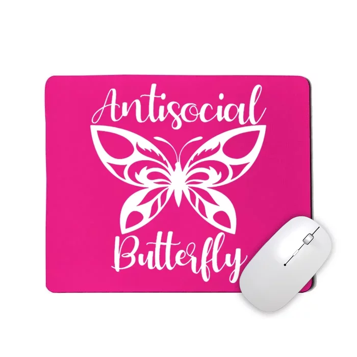 Anti Social Butterfly Mousepad