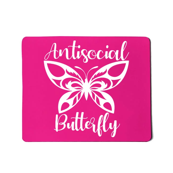 Anti Social Butterfly Mousepad