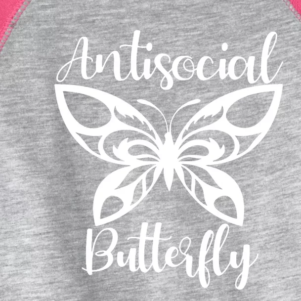 Anti Social Butterfly Toddler Fine Jersey T-Shirt