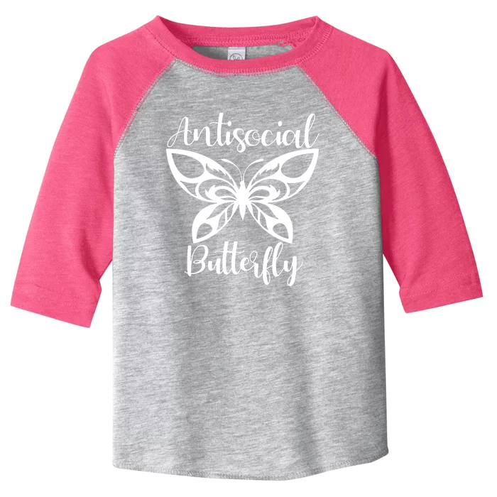 Anti Social Butterfly Toddler Fine Jersey T-Shirt