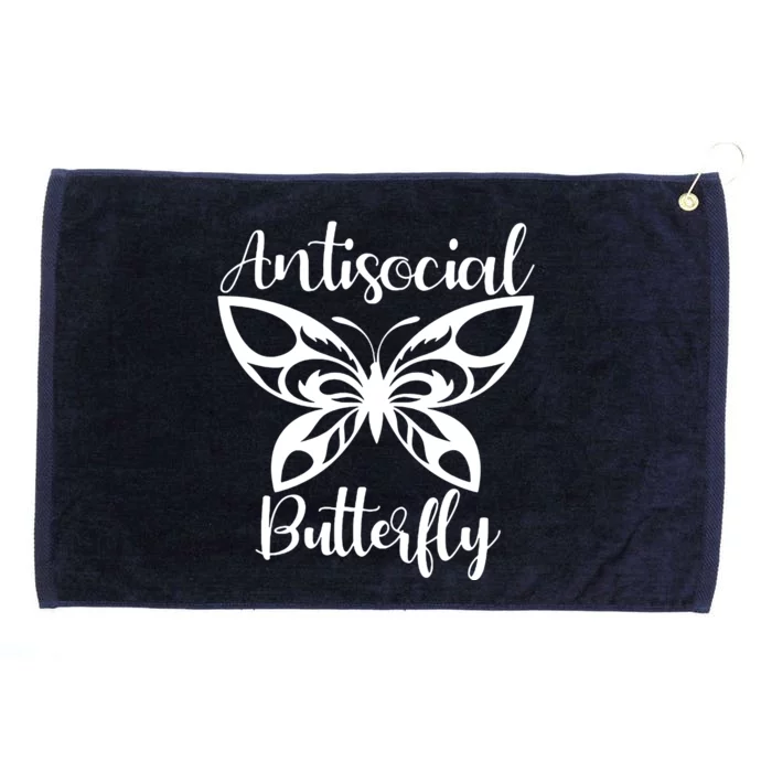 Anti Social Butterfly Grommeted Golf Towel