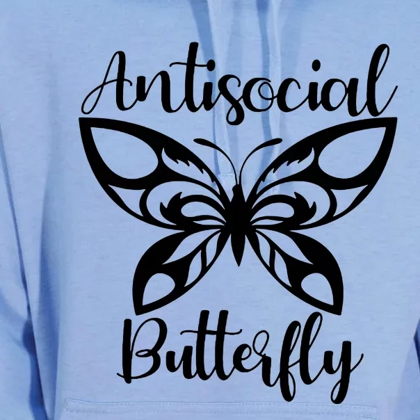 Anti Social Butterfly Unisex Surf Hoodie