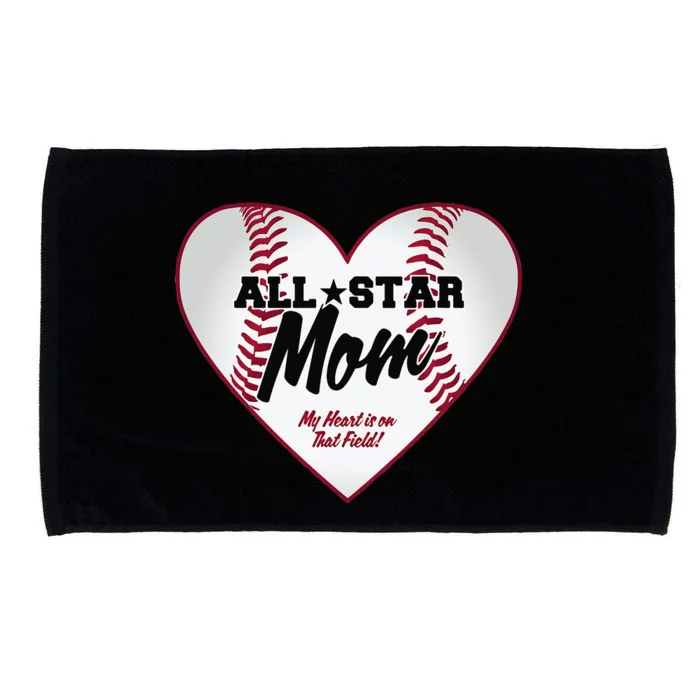 All Star Baseball Mom Microfiber Hand Towel