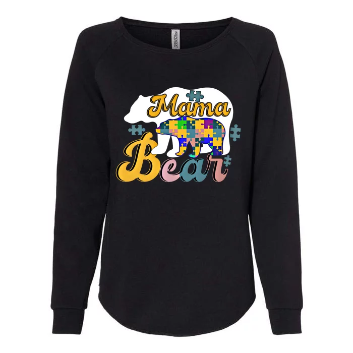 Autism Superpower Bear Mama Autism Awareness Day Funny Gift Womens California Wash Sweatshirt