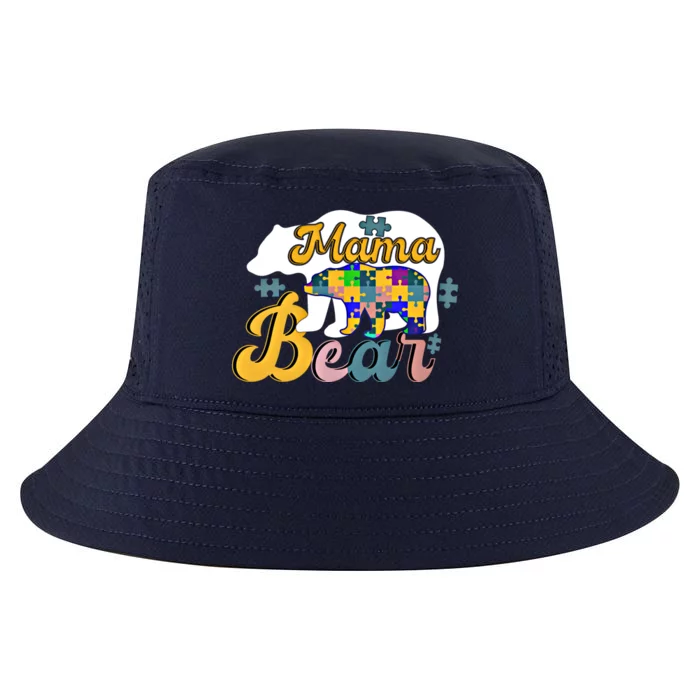 Autism Superpower Bear Mama Autism Awareness Day Funny Gift Cool Comfort Performance Bucket Hat