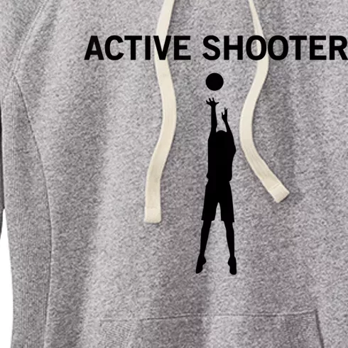 Active Shooter Basketball Lovers Women Women's Fleece Hoodie