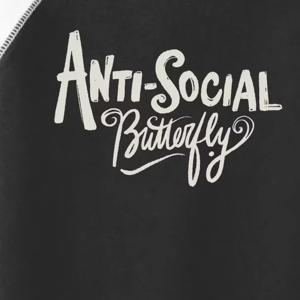 Anti Social Butterfly Toddler Fine Jersey T-Shirt